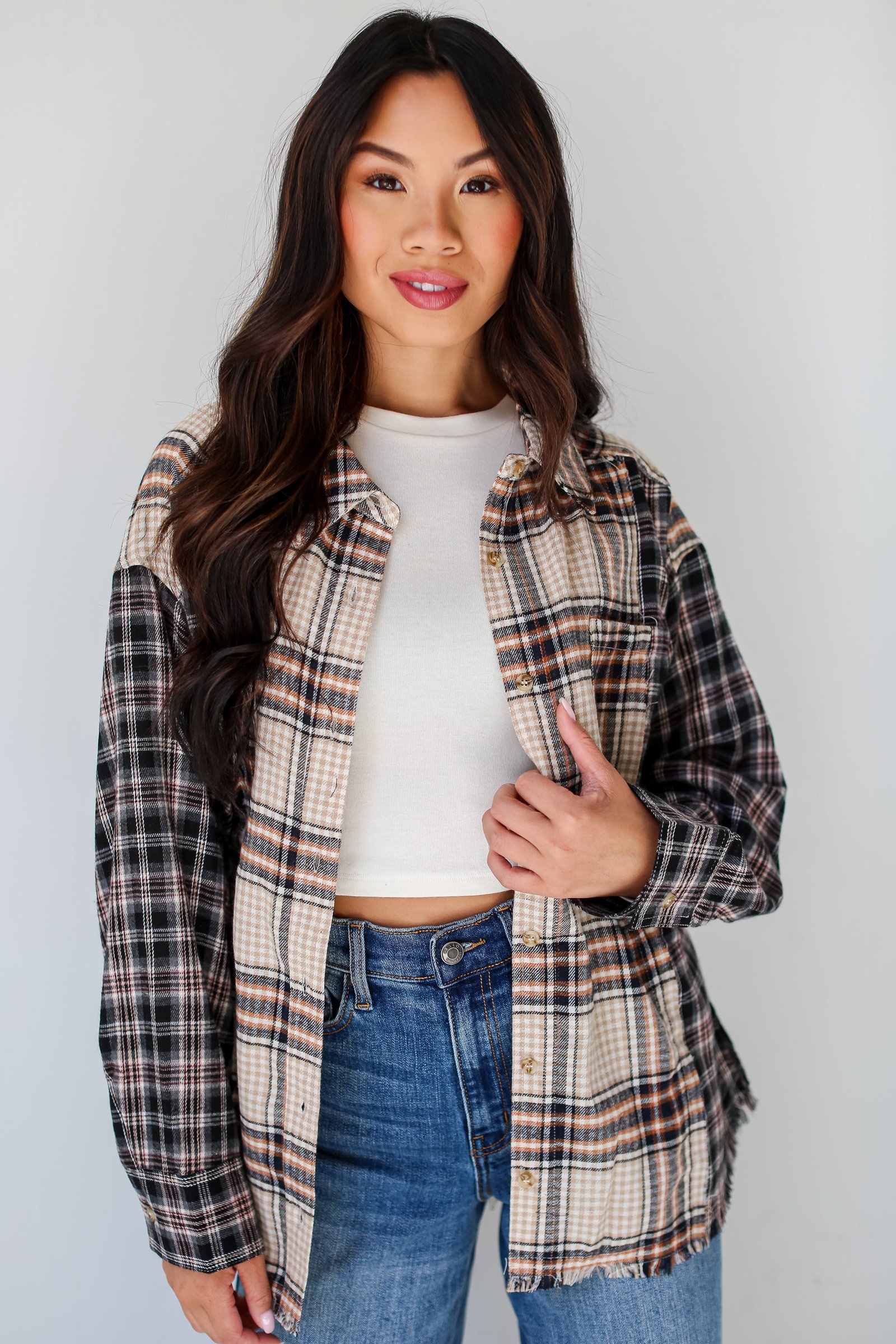 Plaid Times Color Block Flannel