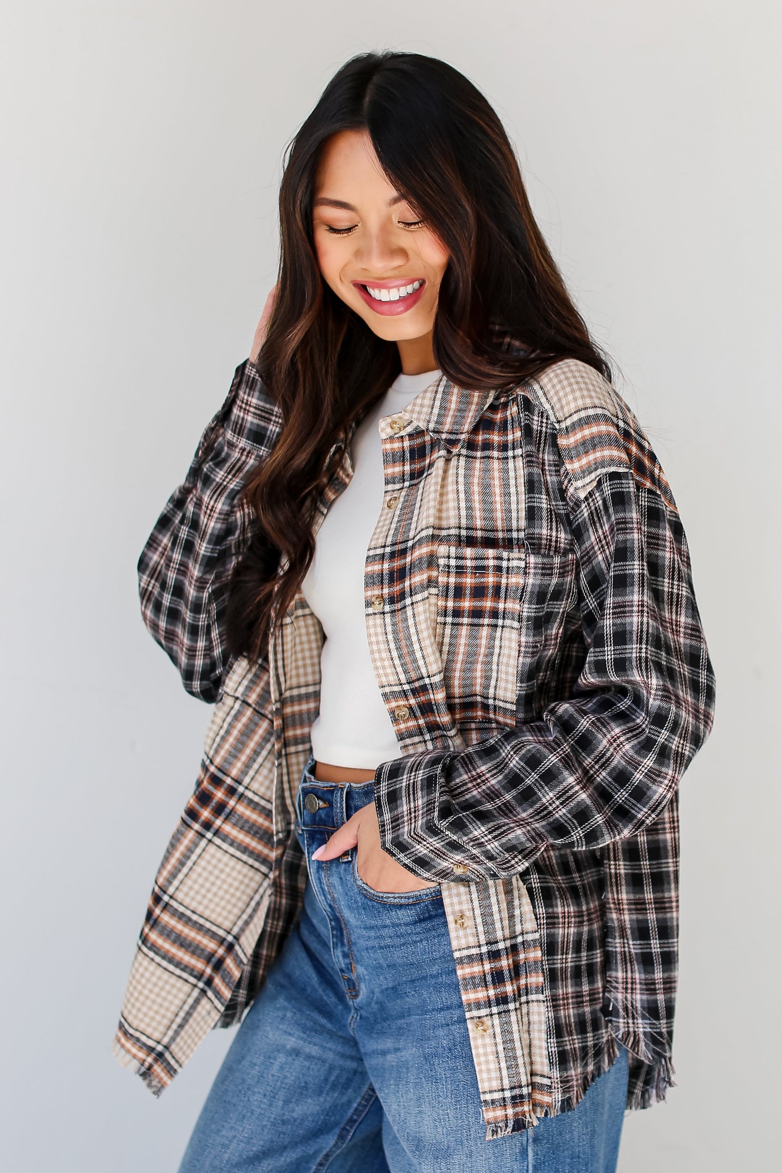 Plaid Times Color Block Flannel