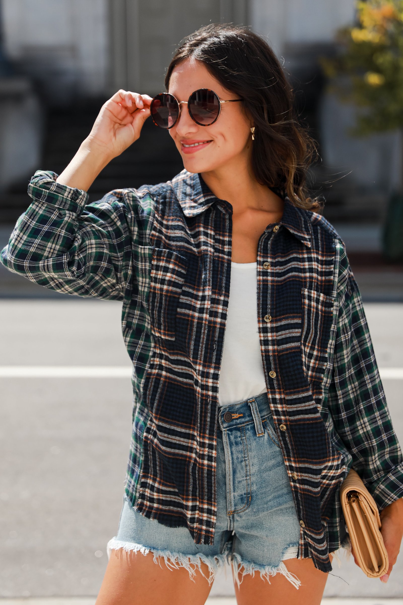 Plaid Times Color Block Flannel